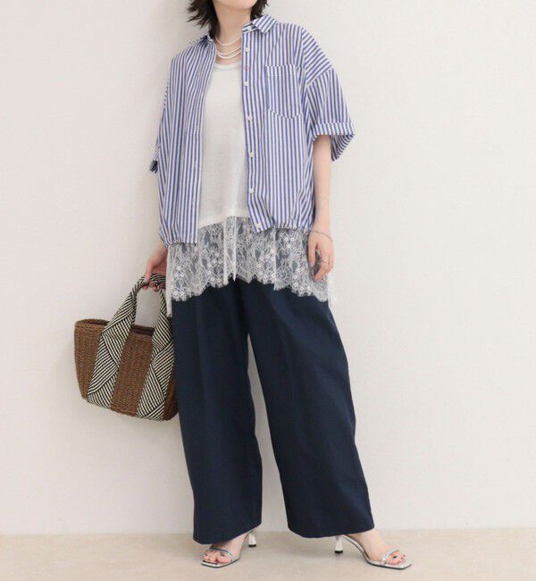 fredy emue「【人気につき半袖Ver.で再登場】汗染み軽減加工COTTON半袖シャツブルゾン」|シャツ・ブラウス|