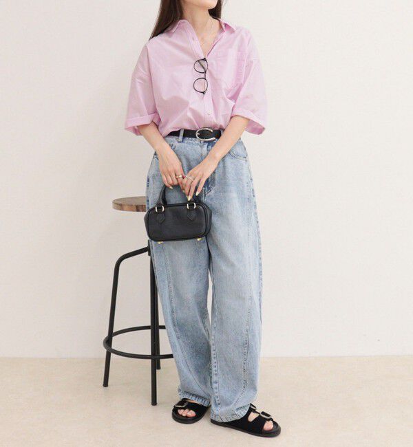 fredy emue「【人気につき半袖Ver.で再登場】汗染み軽減加工COTTON半袖シャツブルゾン」|シャツ・ブラウス|