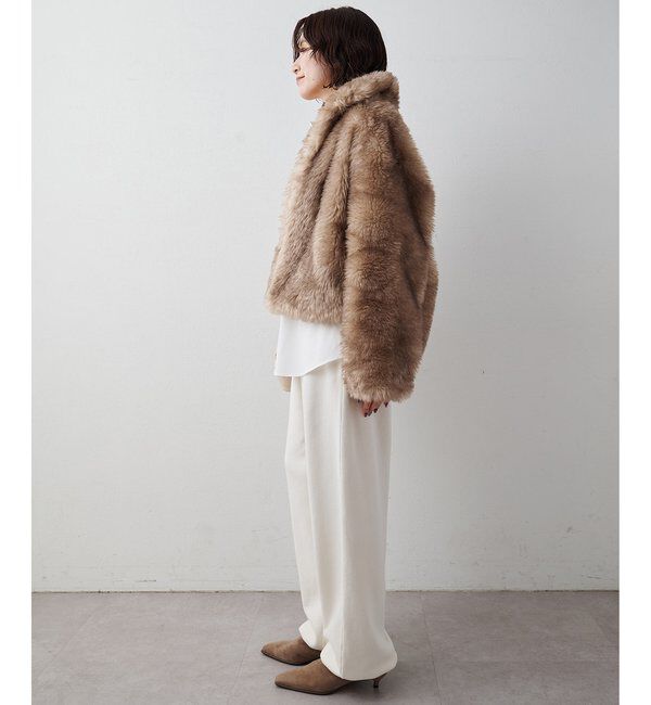 THE PAUSE「【THE PAUSE】フェイクトスカーナショートコート＜WEB限定＞」|その他|