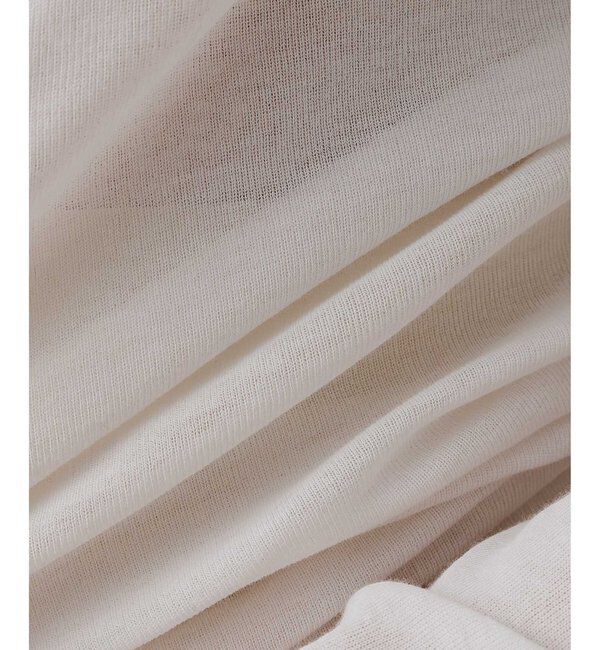  「《インナー使いにもおすすめ》コットン強撚フライスプルオーバー」|Tシャツ・カットソー|