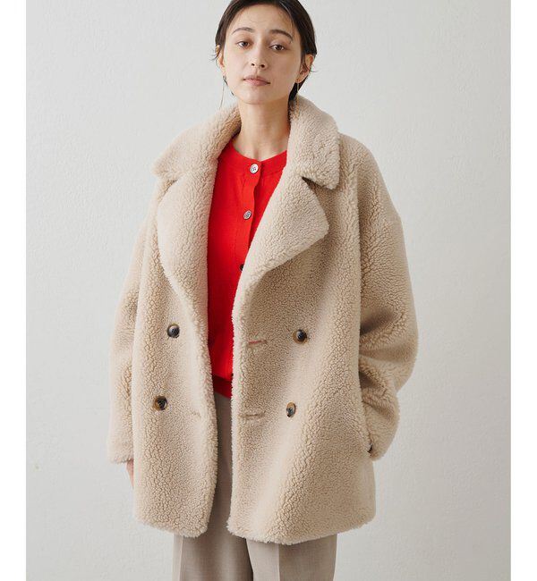 THE PAUSE「＜WEB限定カラーあり＞【THE PAUSE】ボアダブルコート」|その他|