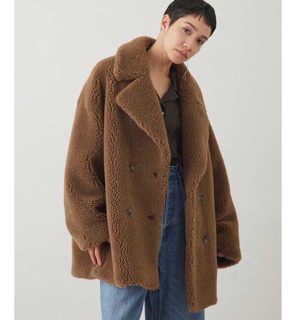 THE PAUSE「＜WEB限定カラーあり＞【THE PAUSE】ボアダブルコート」|その他|