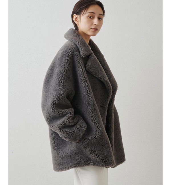THE PAUSE「＜WEB限定カラーあり＞【THE PAUSE】ボアダブルコート」|その他|