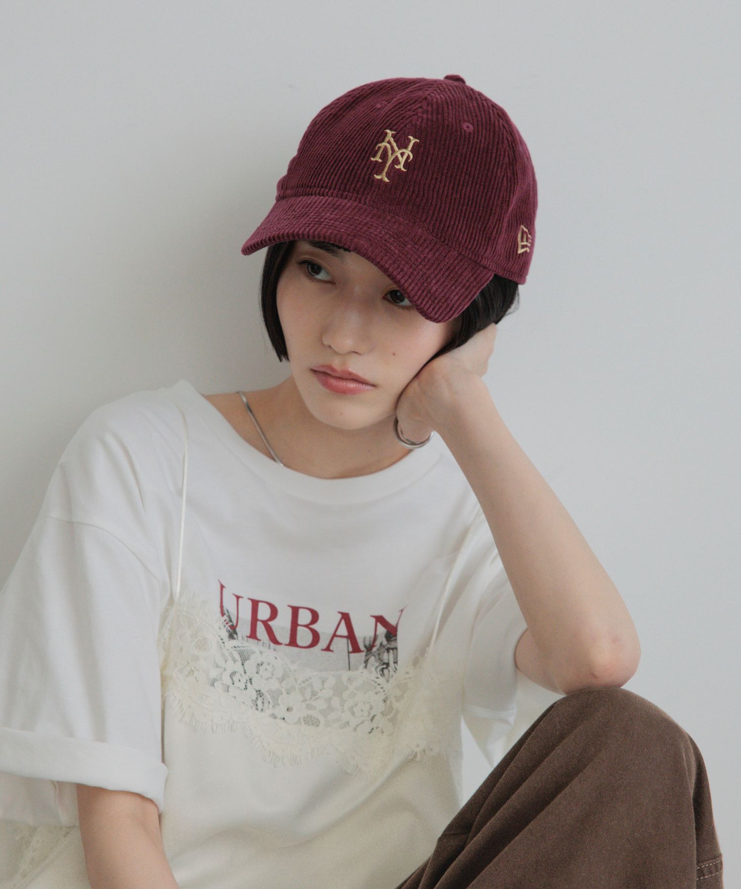 LOWRYS FARM「ローリーズファーム別注企画 ９２０ＣＳ／ＣＯＲＤＵＲＯＹ２６」|キャップ・キャスケット|RED/15372658