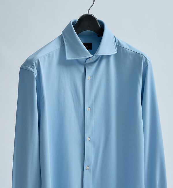 ABAHOUSE「【接触冷感】アイスピケ ストレッチ 長袖シャツ / FLEX SHIRTS」|シャツ・ブラウス|