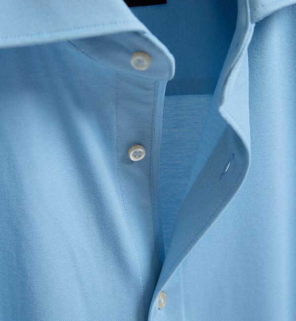 ABAHOUSE「【接触冷感】アイスピケ ストレッチ 長袖シャツ / FLEX SHIRTS」|シャツ・ブラウス|
