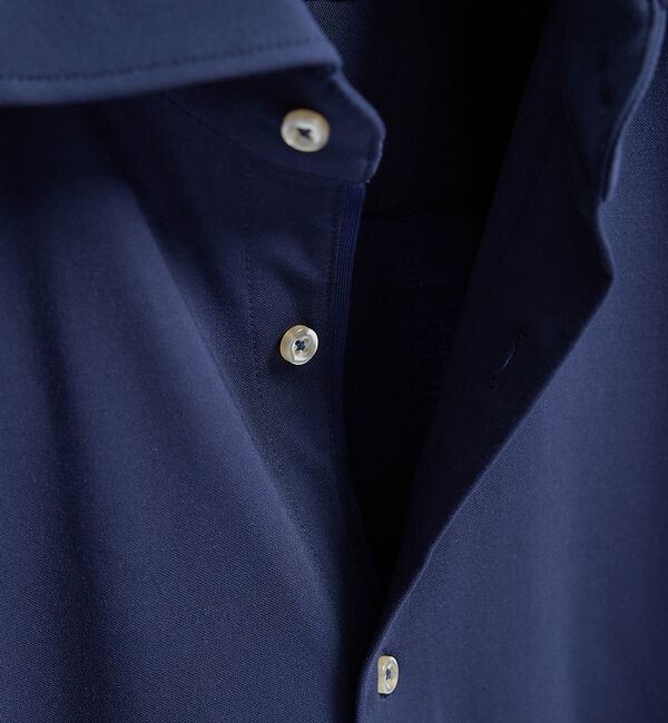ABAHOUSE「【接触冷感】アイスピケ ストレッチ 長袖シャツ / FLEX SHIRTS」|シャツ・ブラウス|