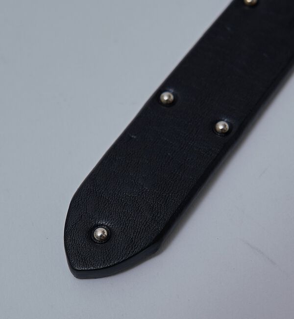 ABAHOUSE「【UNISEX】 COW LEATHER (SHOULDER) STUDS BE」|ベルト|
