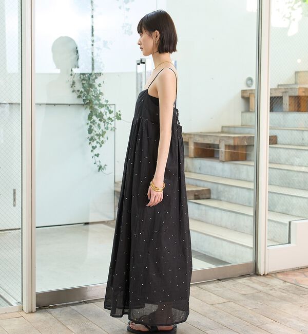 Rouge vif「【セットアップ対応】インドドット刺繍ペプラムブラウス」|シャツ・ブラウス|