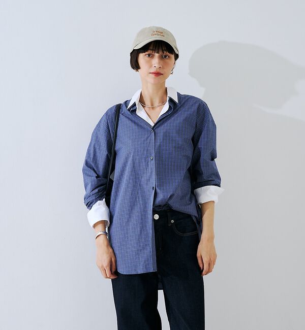 Rouge vif「コットンレイヤーデザインシャツ」|シャツ・ブラウス|