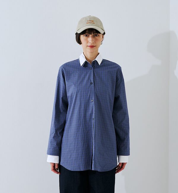 Rouge vif「コットンレイヤーデザインシャツ」|シャツ・ブラウス|