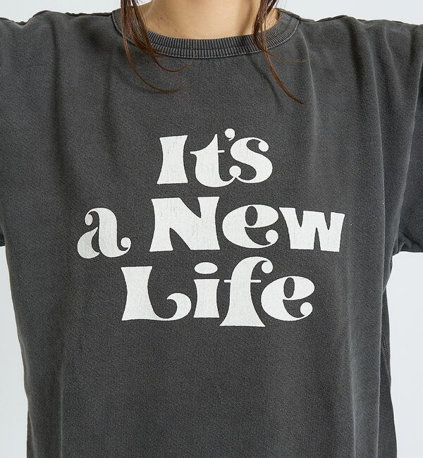 Rouge vif「【MIXTA/ミクスタ】It's a New Lifeロゴスウェット/カットソー」|スウェット・ジャージ|