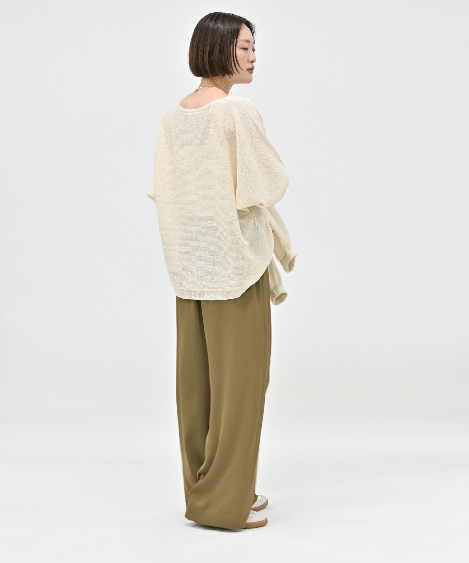 qualite「【夏まで快適に着られる】camifineニットプルオーバー」|Tシャツ・カットソー|