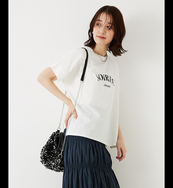 abahouse mavie「ワイドロゴTシャツ」|Tシャツ・カットソー|