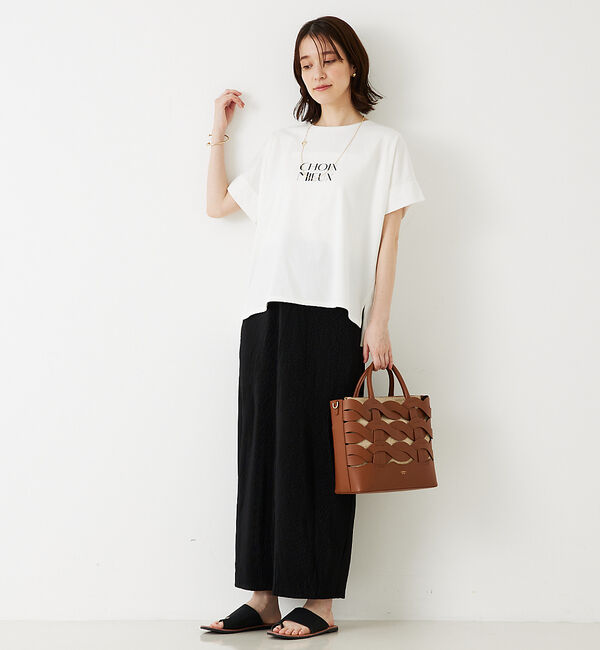 abahouse mavie「ワイドロゴTシャツ」|Tシャツ・カットソー|