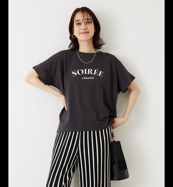 abahouse mavie「ワイドロゴTシャツ」|Tシャツ・カットソー|
