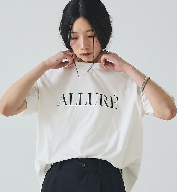 abahouse mavie「ワイドロゴTシャツ」|Tシャツ・カットソー|ホワイト