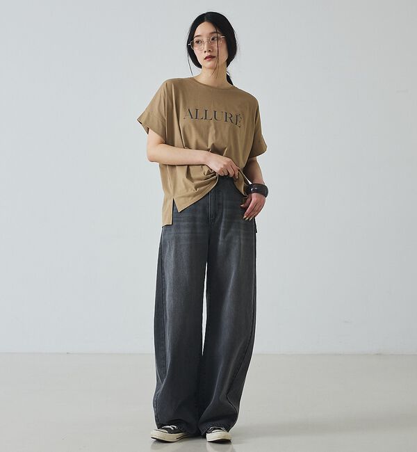 abahouse mavie「ワイドロゴTシャツ」|Tシャツ・カットソー|