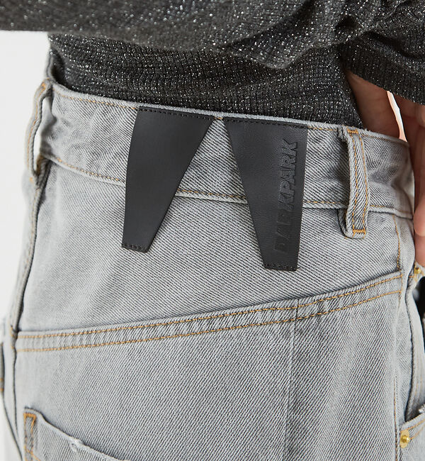 The Store by C' 「【DARKPARK】INES FOLD OVER DENIM ASIAN FIT」|デニム|