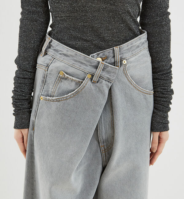 The Store by C' 「【DARKPARK】INES FOLD OVER DENIM ASIAN FIT」|デニム|