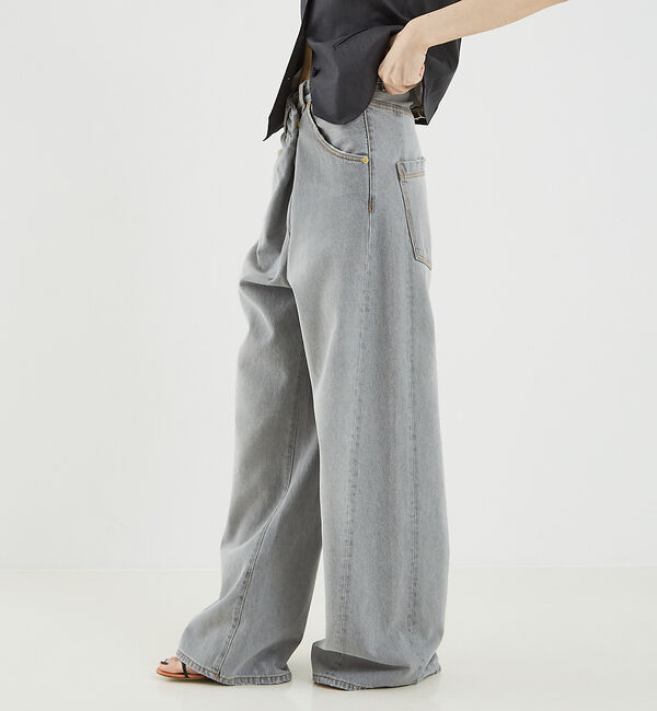 The Store by C' 「【DARKPARK】INES FOLD OVER DENIM ASIAN FIT」|デニム|