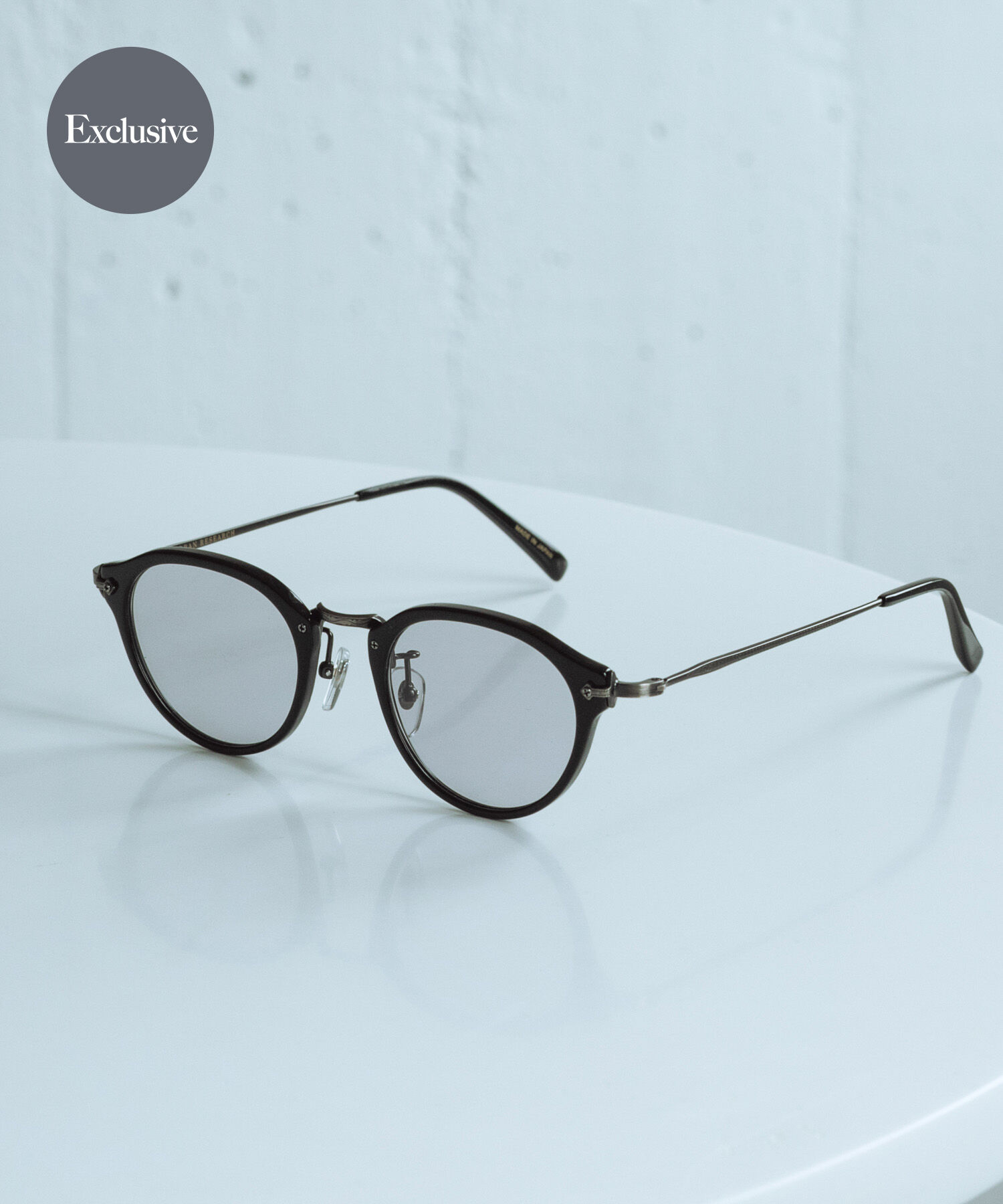 URBAN RESEARCH「『別注』KANEKO OPTICAL&times;URBAN RESEARCH　URA-2」|メガネ|ブラック