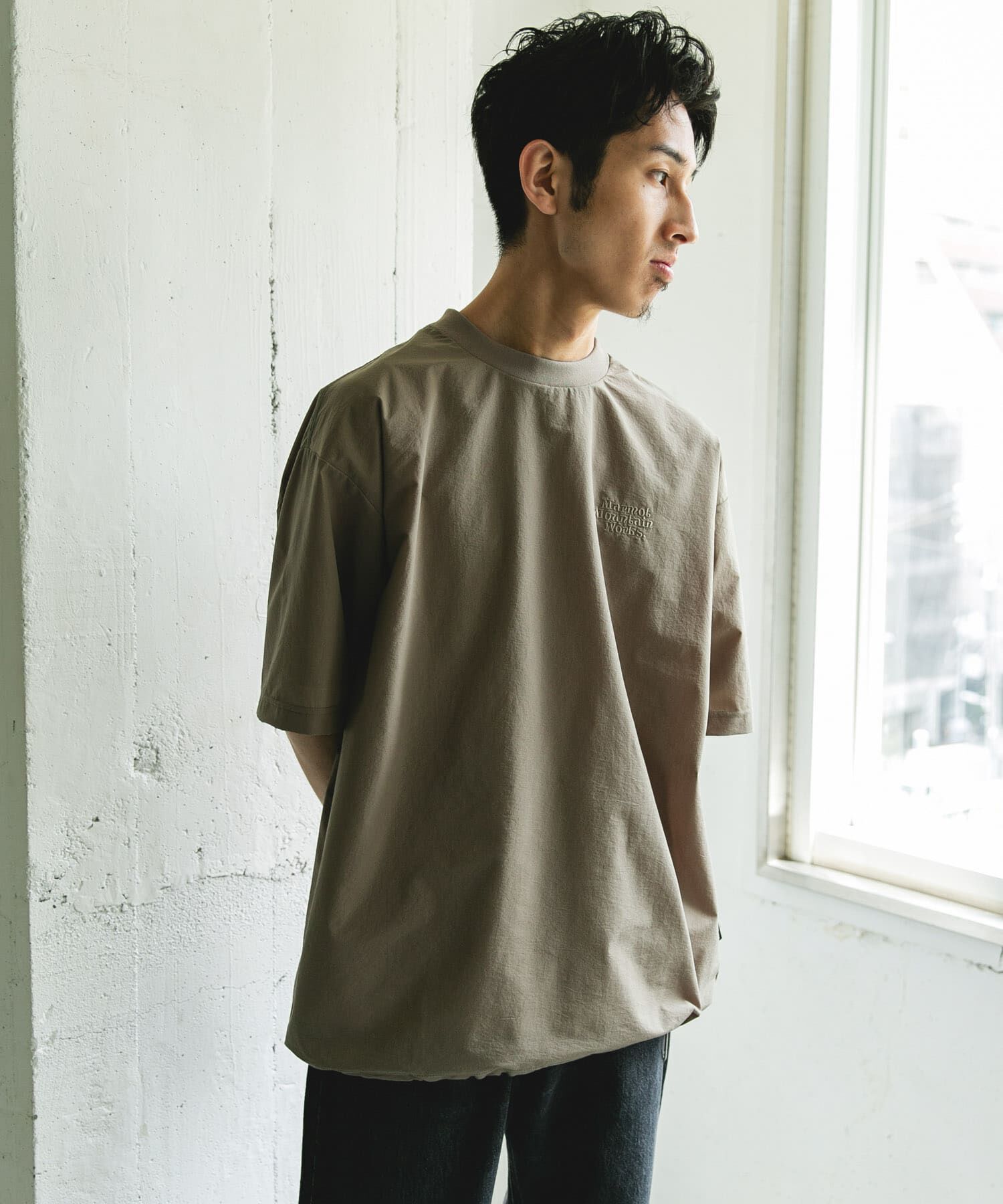 URBAN RESEARCH DOORS「『別注』Marmot&times;DOORS　DOTAIR DRAWSTRING T-SHIRTS」|Tシャツ・カットソー|
