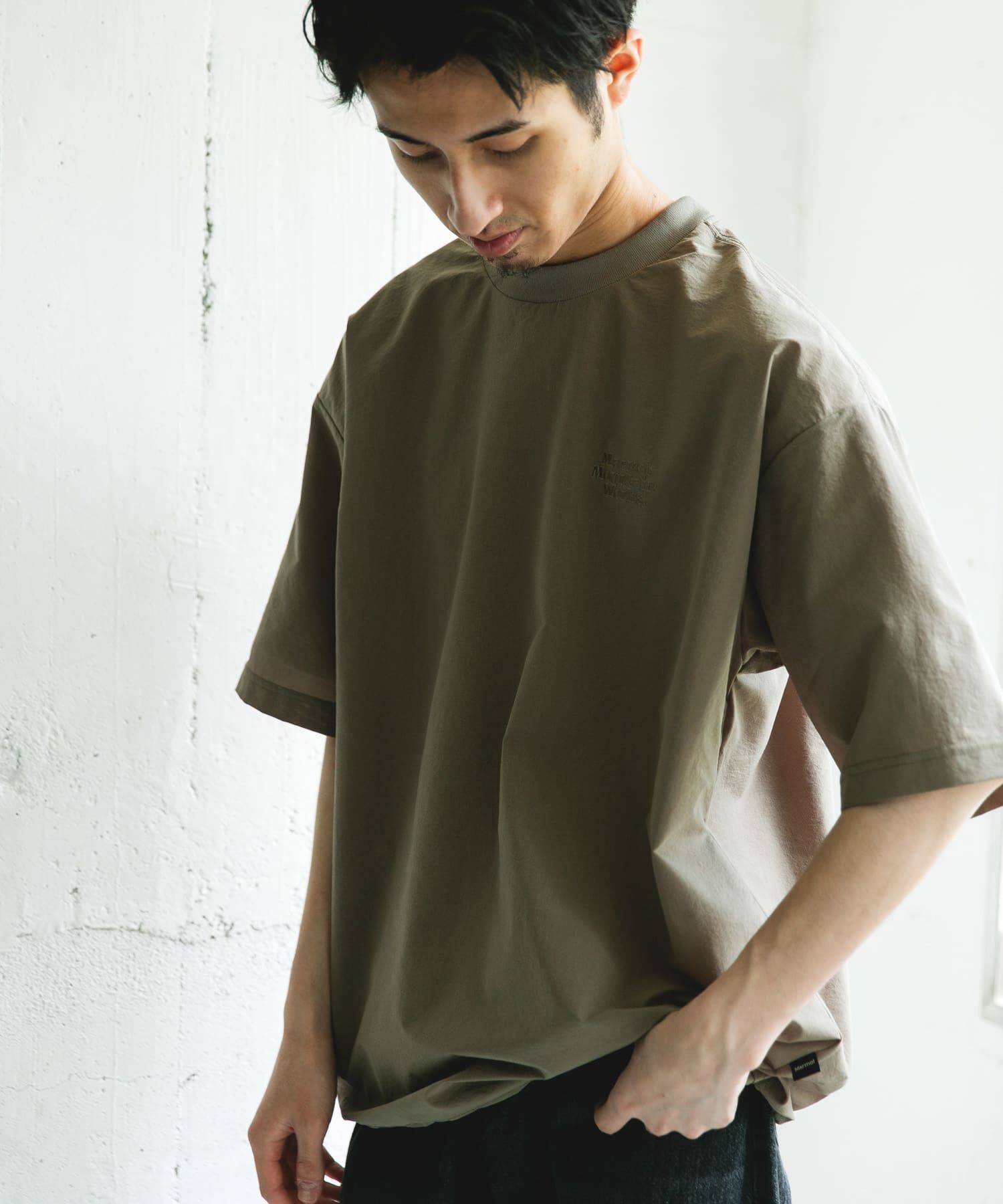 URBAN RESEARCH DOORS「『別注』Marmot&times;DOORS　DOTAIR DRAWSTRING T-SHIRTS」|Tシャツ・カットソー|