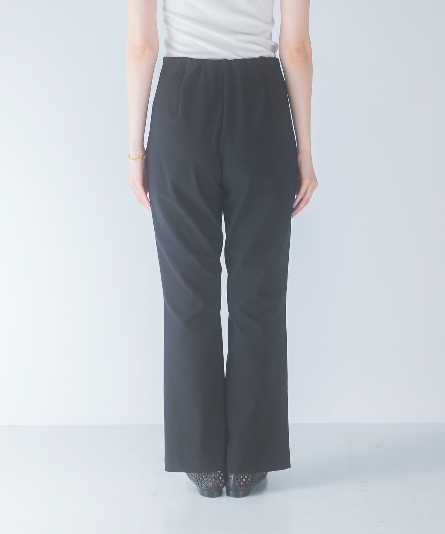 URBAN RESEARCH ROSSO「トリコットリブストレッチフレアパンツ」|その他|