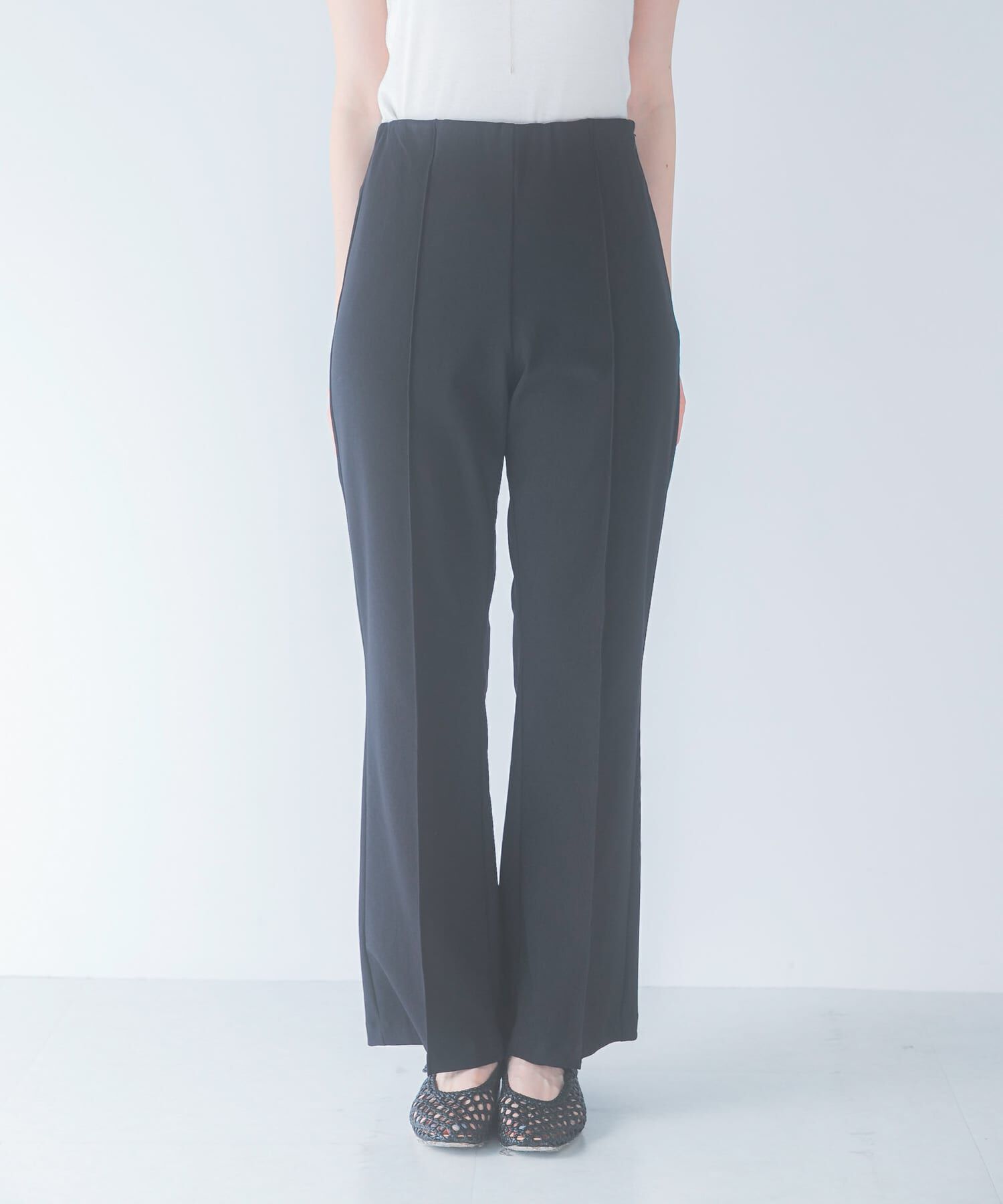 URBAN RESEARCH ROSSO「トリコットリブストレッチフレアパンツ」|その他|