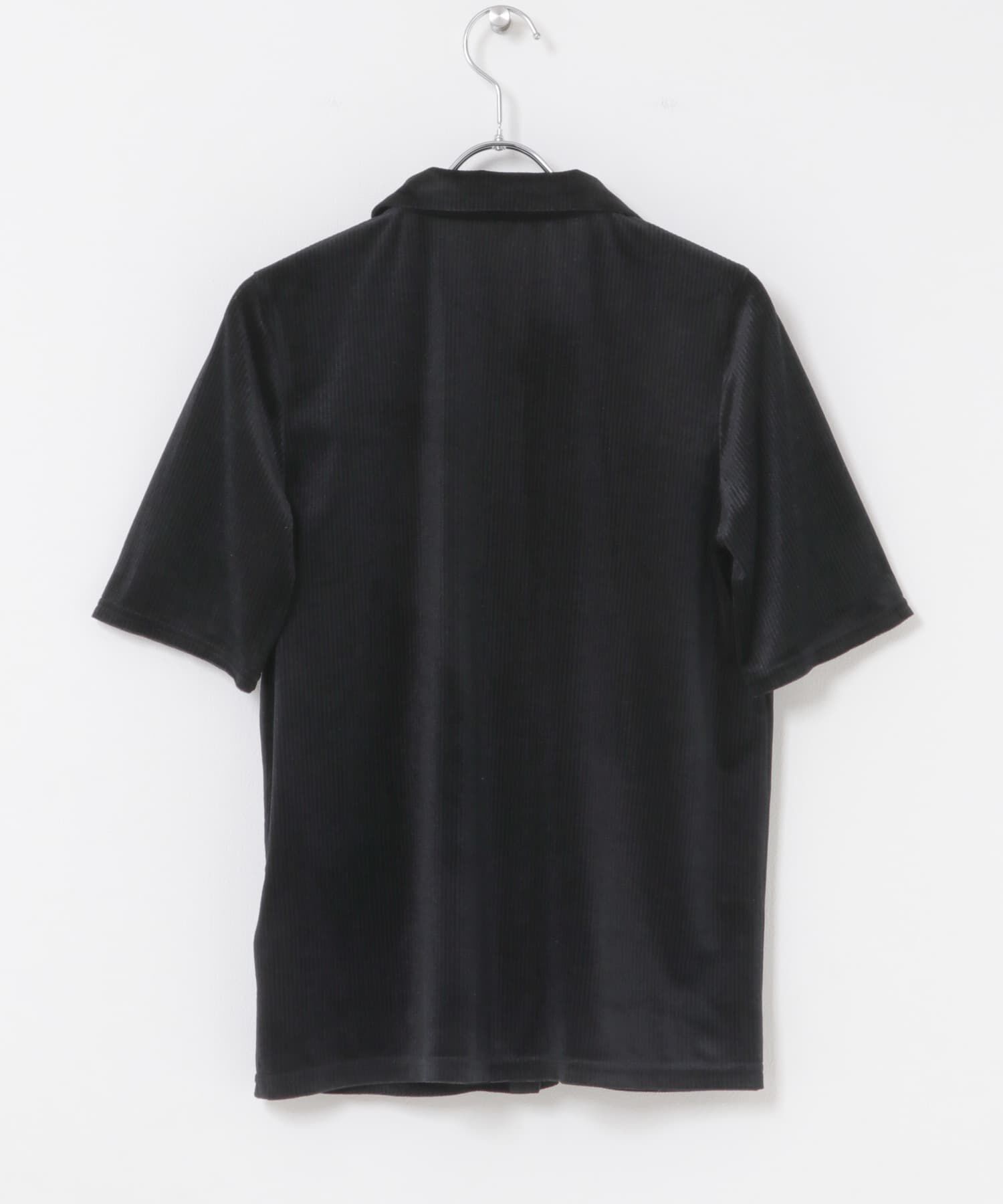 URBAN RESEARCH ROSSO「シアーストライプベロアポロカットソー」|Tシャツ・カットソー|