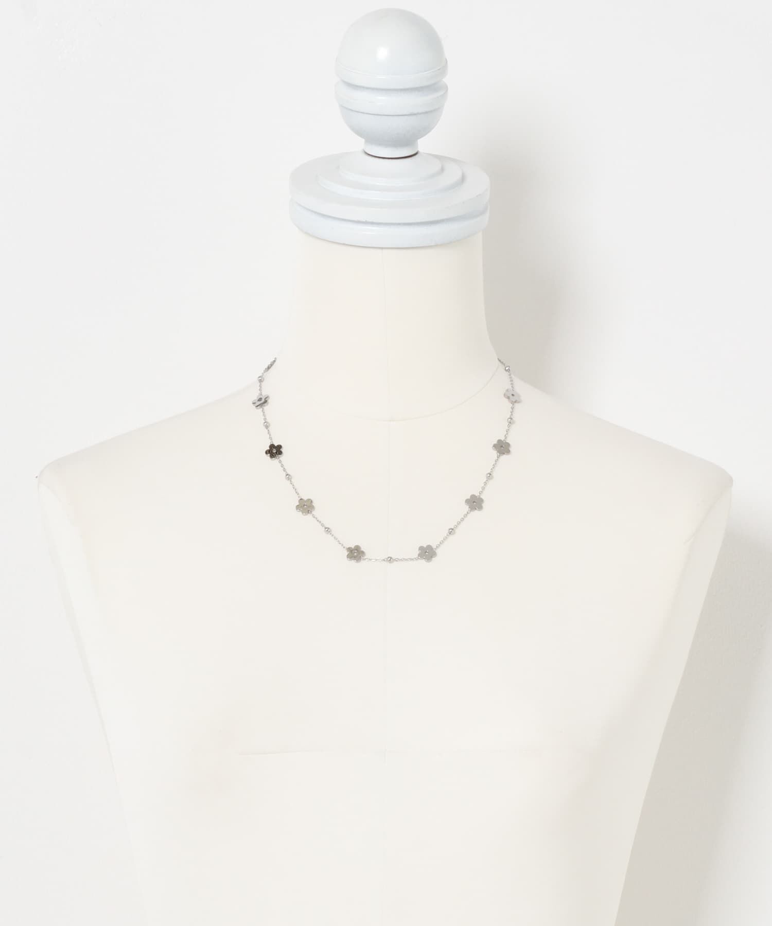 Sonny Label 「ステンレスフラワーチェーンネックレス」|ネックレス|