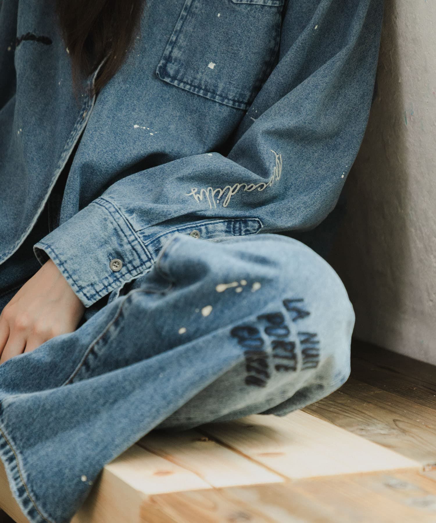 URBAN RESEARCH「『別注』PICCADILLY&times;URBAN RESEARCH　刺繍デニムパンツ」|デニム|