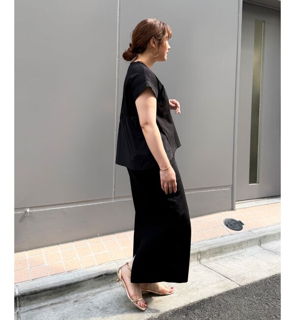  「MVS天竺プルオーバー&times;スカートセット」|ワンピース|