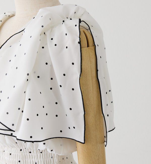  「アレンジスリーブフリルロングワンピース」|ワンピース|