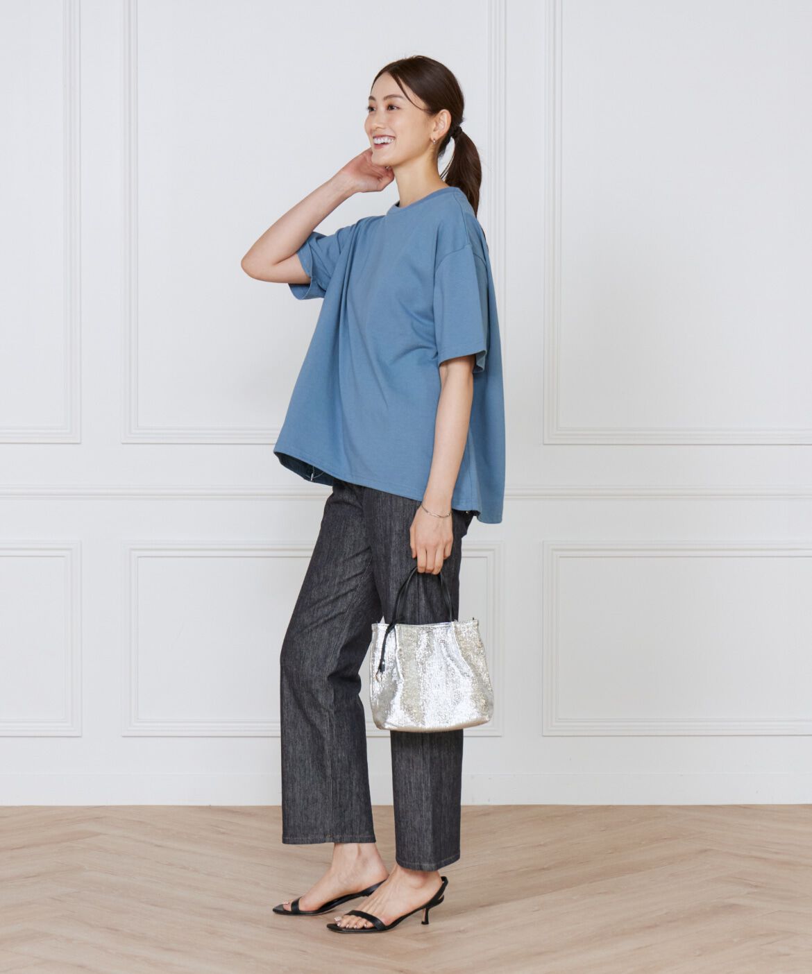 DAY by DAY it&rsquo;s international「メタリックツマミハンドル2WAYミニトートバッグ《COOCO/クーコ》」|ショルダー・メッセンジャー|