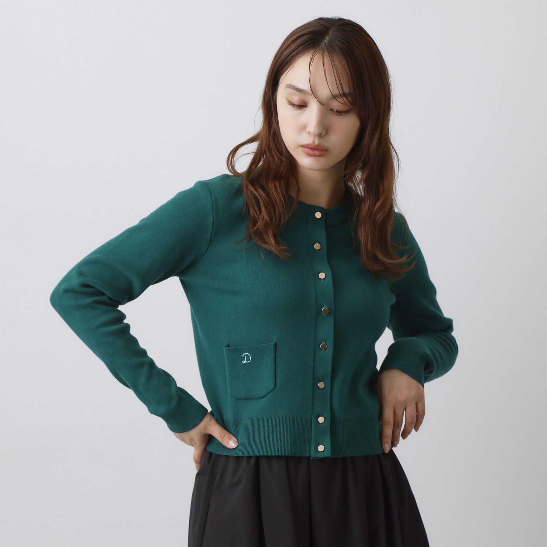 DRESSTERIOR「【5色展開】ウォッシャブルコットンカシミヤ混カーディガン」|カーディガン|