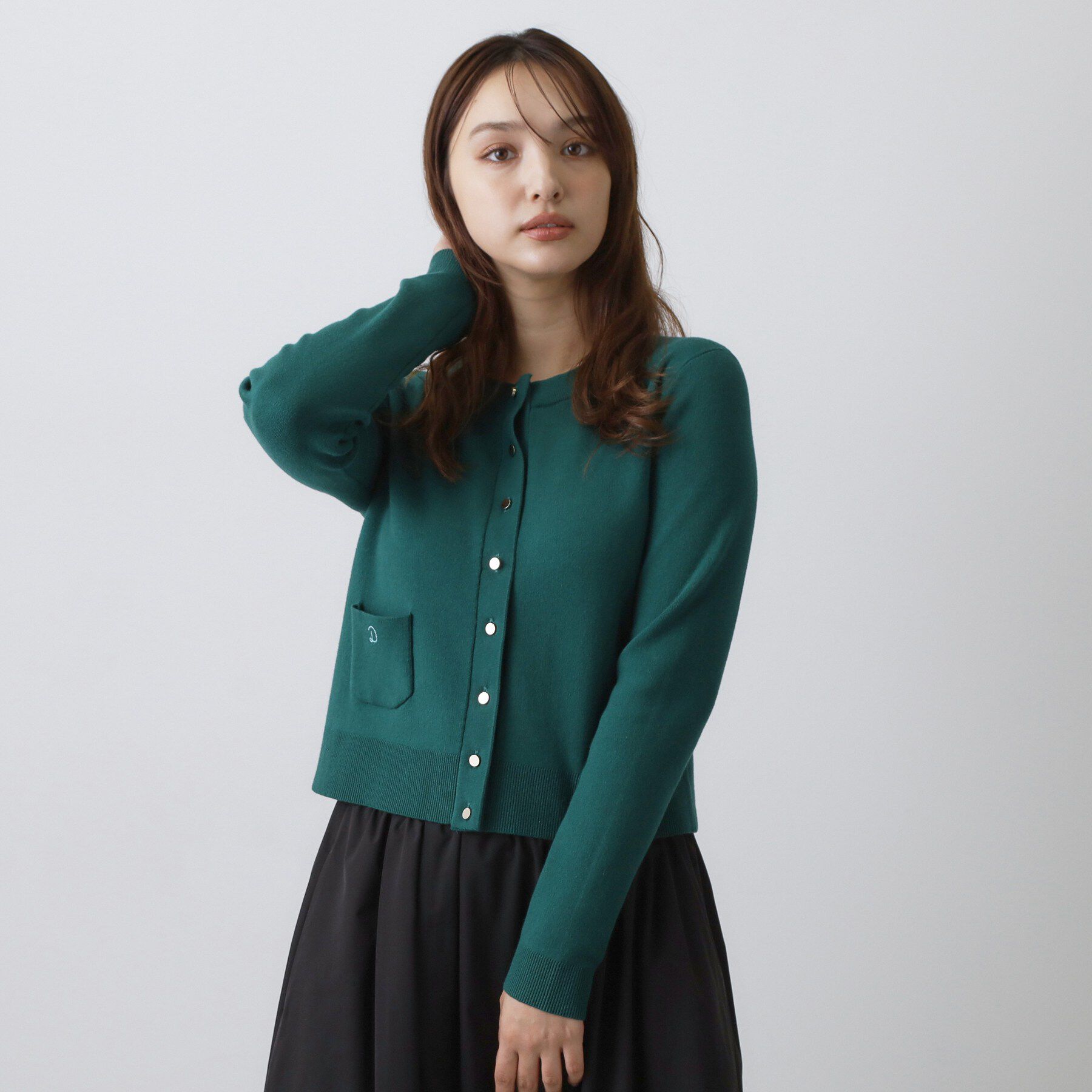 DRESSTERIOR「【5色展開】ウォッシャブルコットンカシミヤ混カーディガン」|カーディガン|