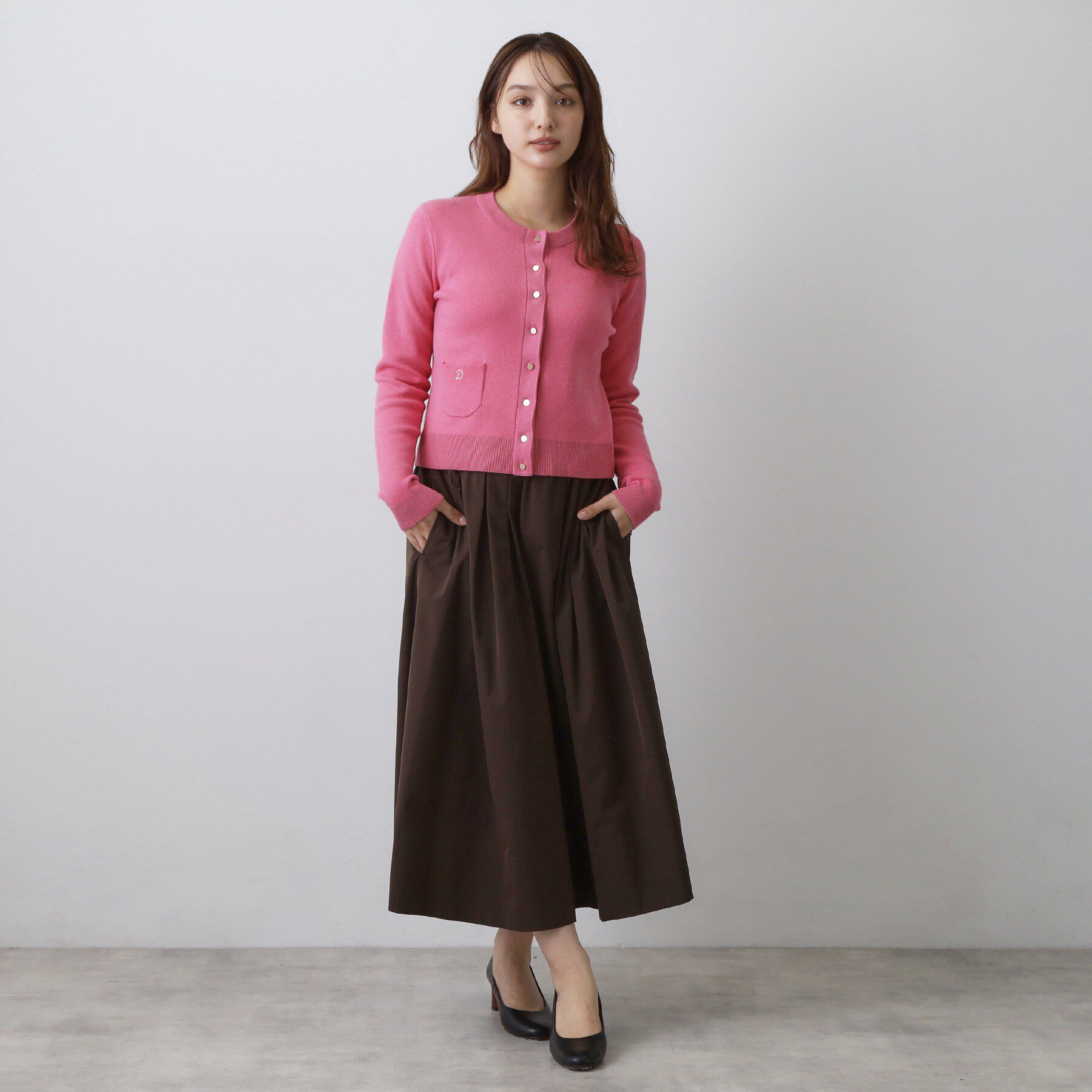 DRESSTERIOR「【5色展開】ウォッシャブルコットンカシミヤ混カーディガン」|カーディガン|