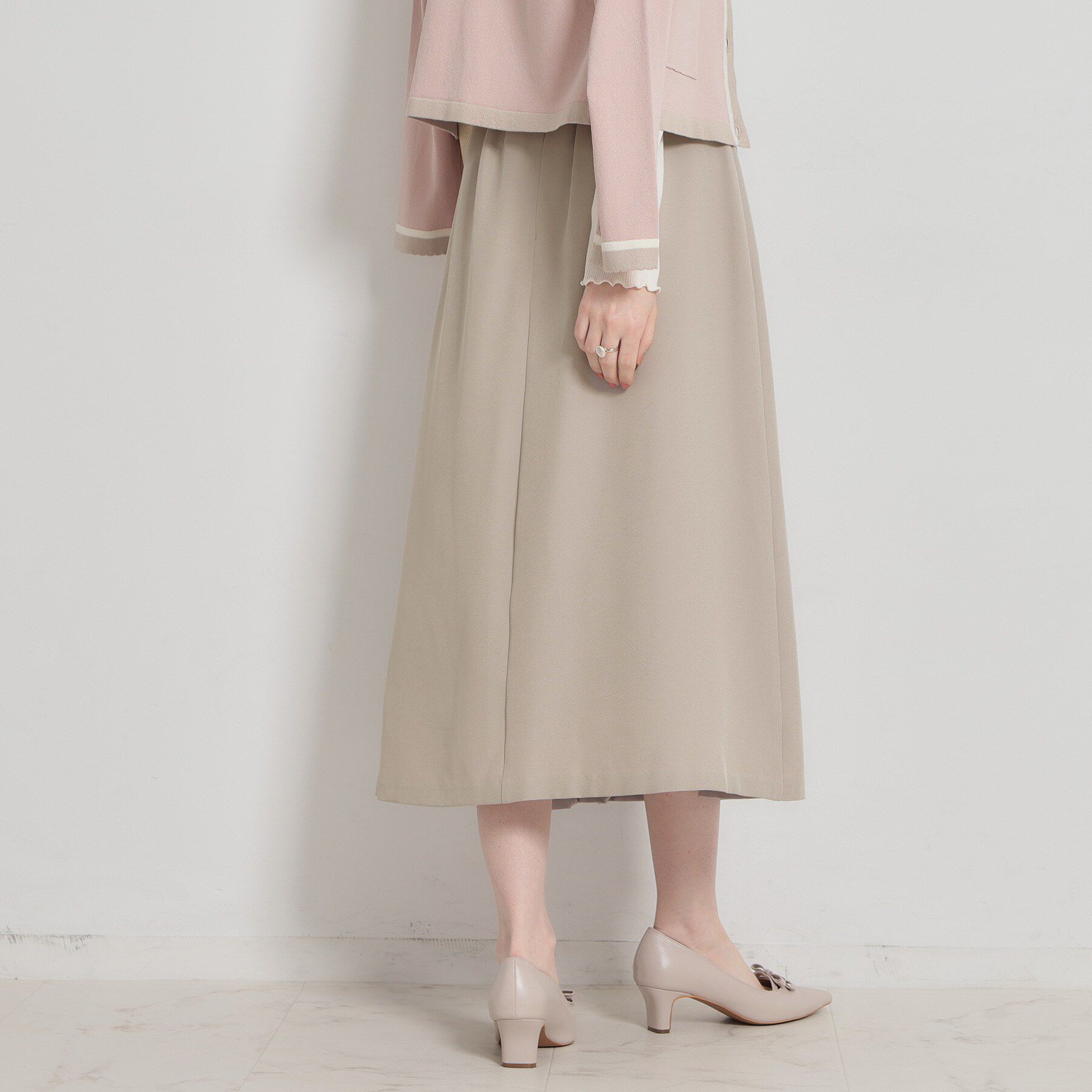 Couture broach「【洗える・通勤】サイドタック ナロースカート」|スカート|