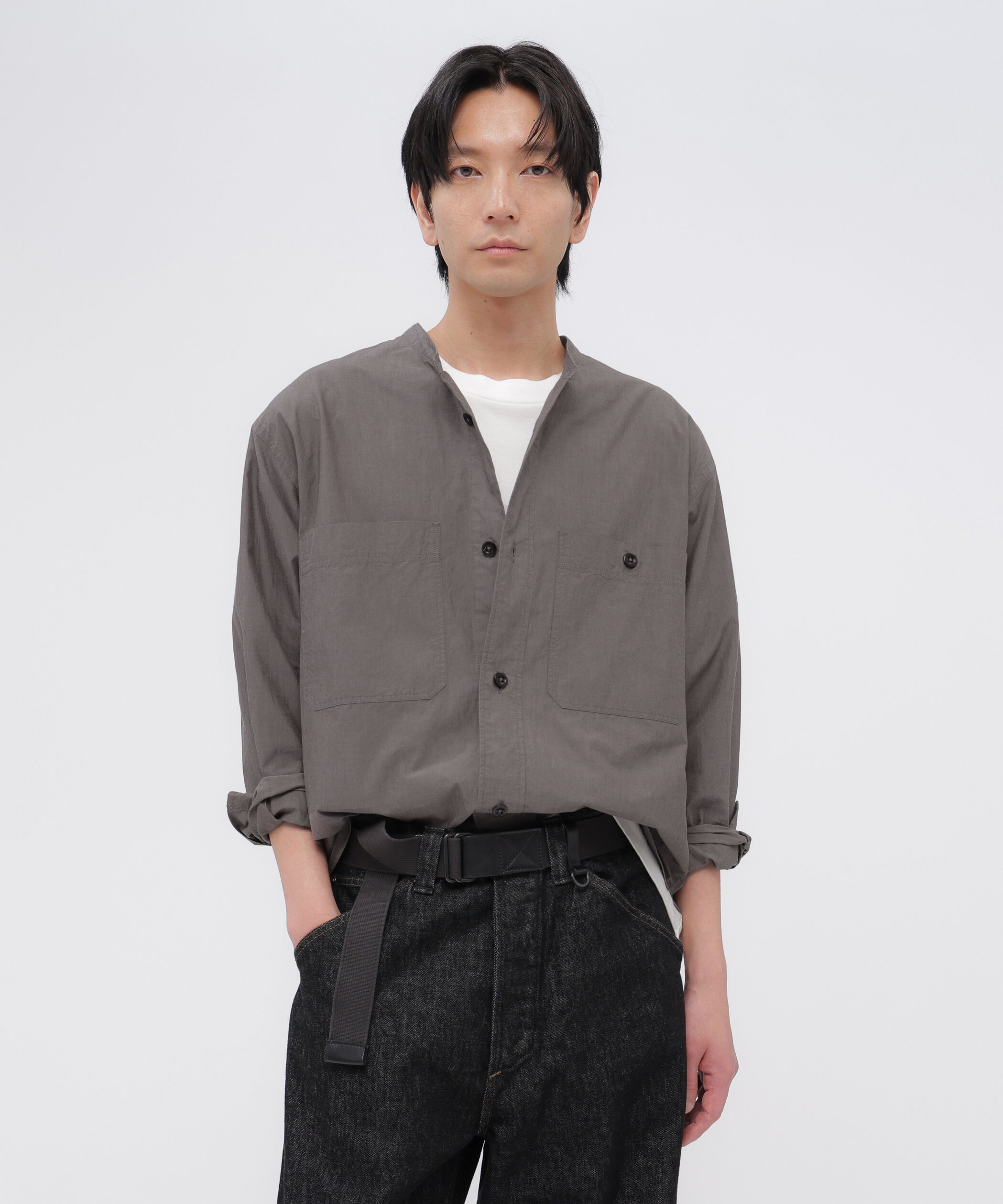 MHL.「END ON END WEAVE COTTON SHIRT」|シャツ・ブラウス|MOCHA3