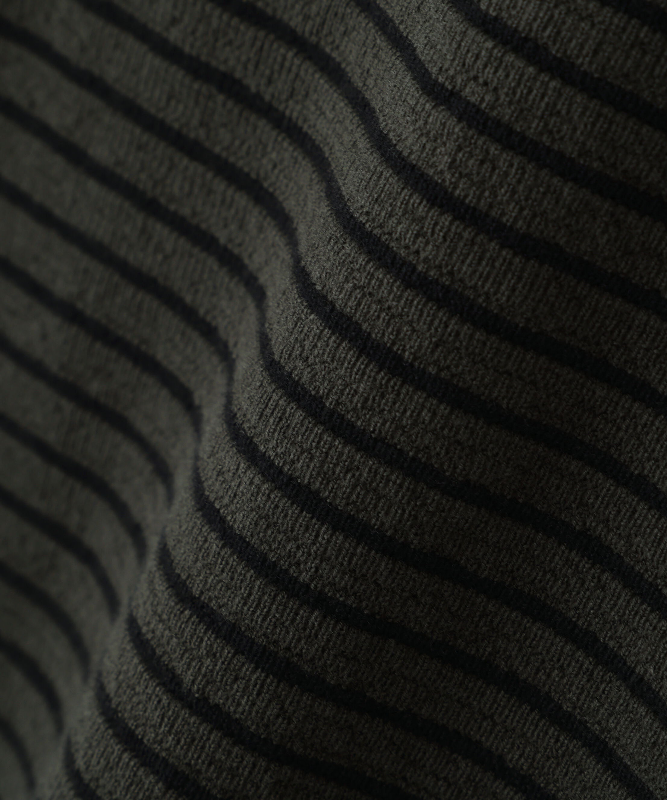 MHL.「TEXTURED COTTON STRIPE TOP」|Tシャツ・カットソー|