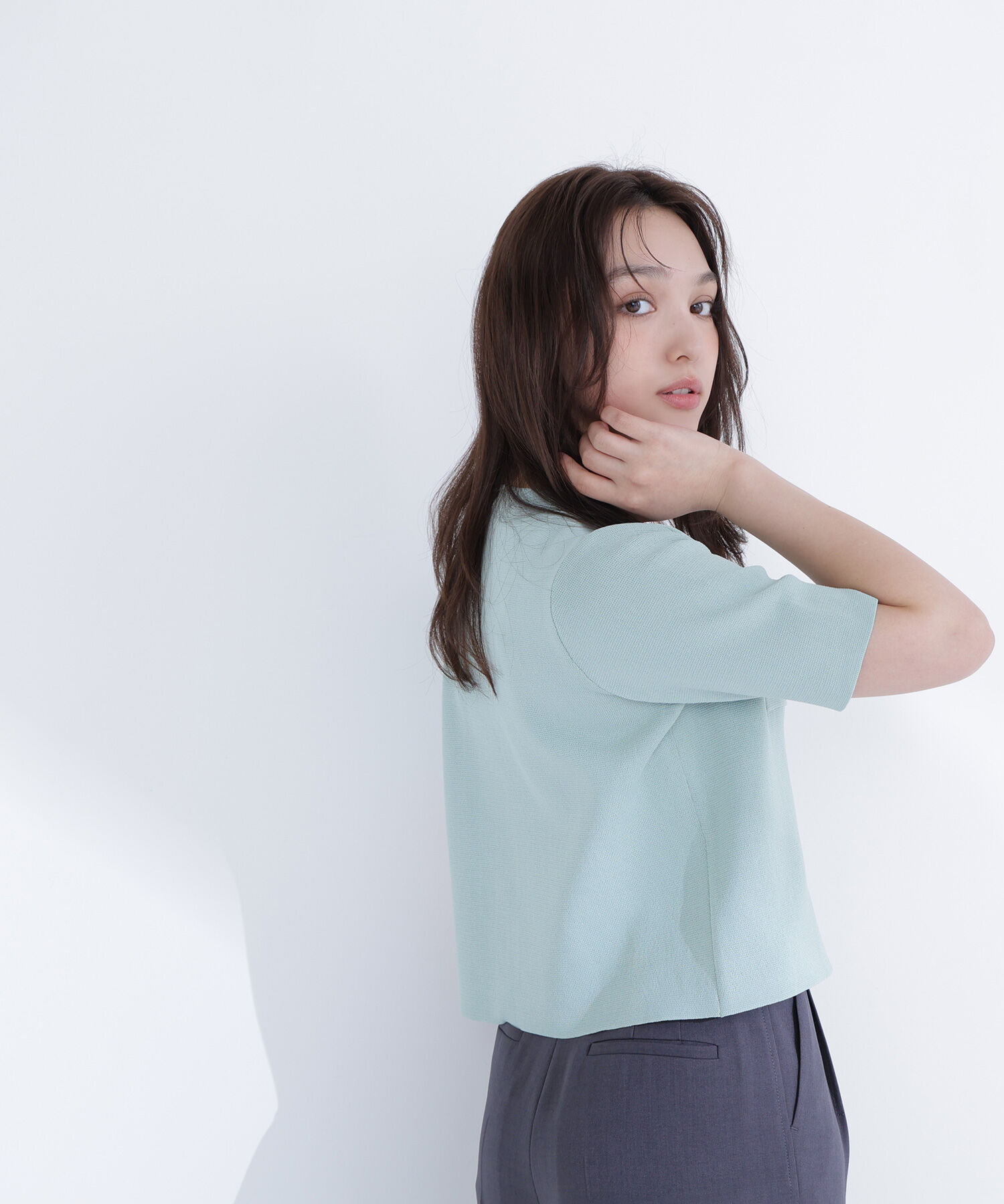  「＜Oggi.jp掲載＞アソートボタンニットジャケット」|ニット・セーター|