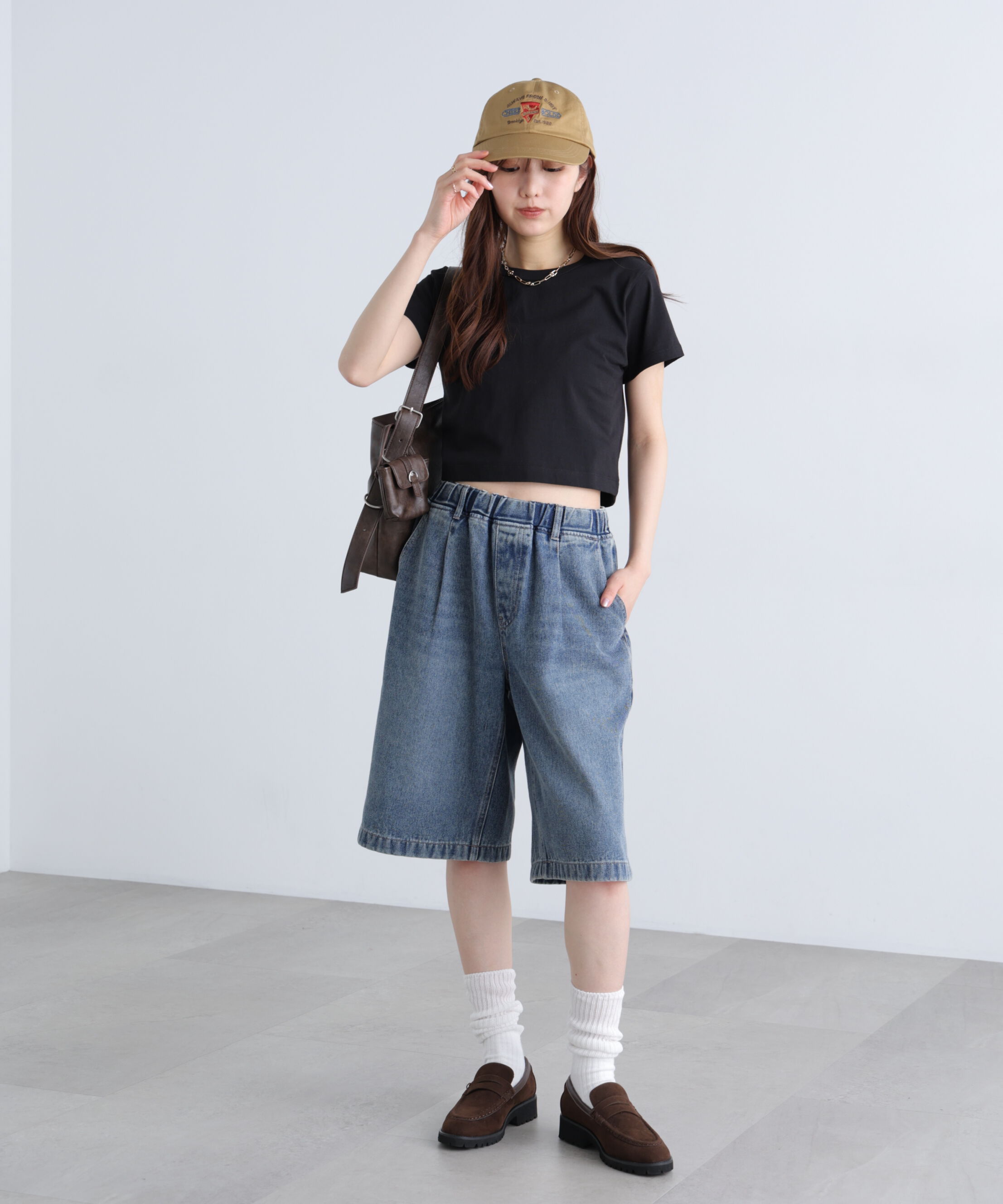  「USAコットンクルーネックTシャツ」|Tシャツ・カットソー|