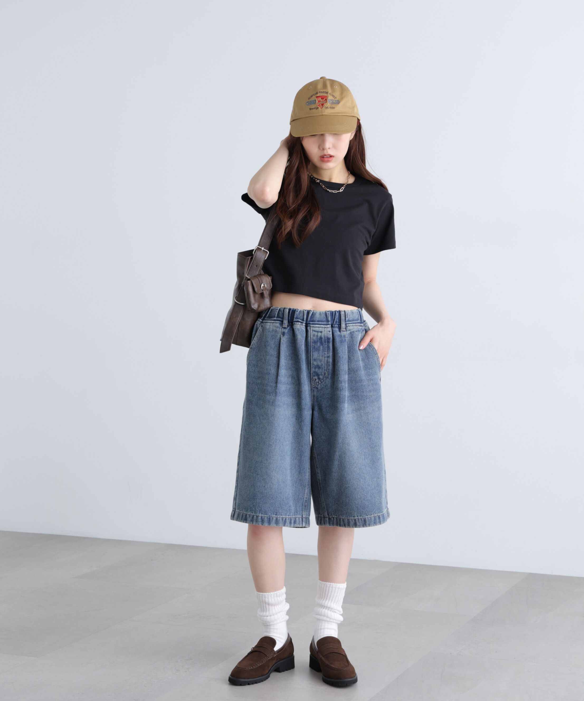  「USAコットンクルーネックTシャツ」|Tシャツ・カットソー|