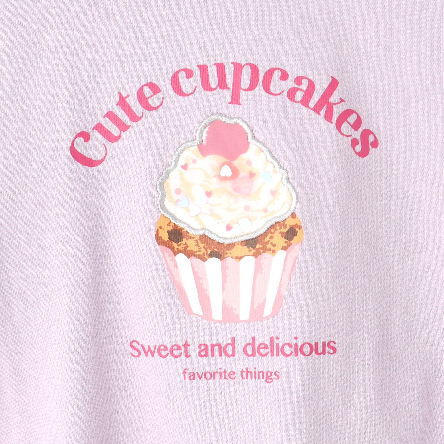 SHOO･LA･RUE「【100-150cm】カップケーキフレークTシャツ」|Tシャツ・カットソー|
