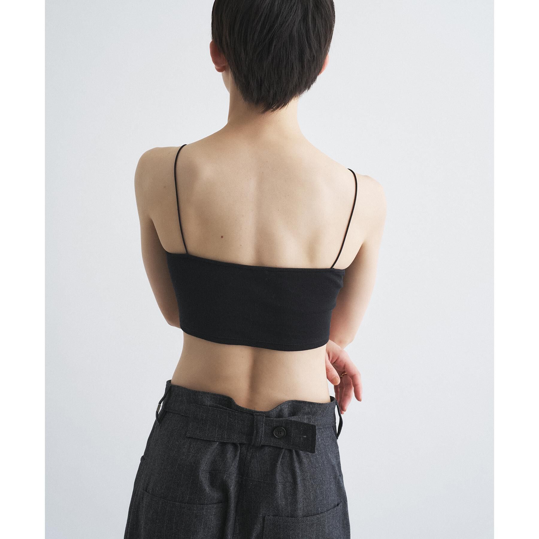 CODE A「【Re】【Cup-in】bandeau bra short top」|チューブトップ|
