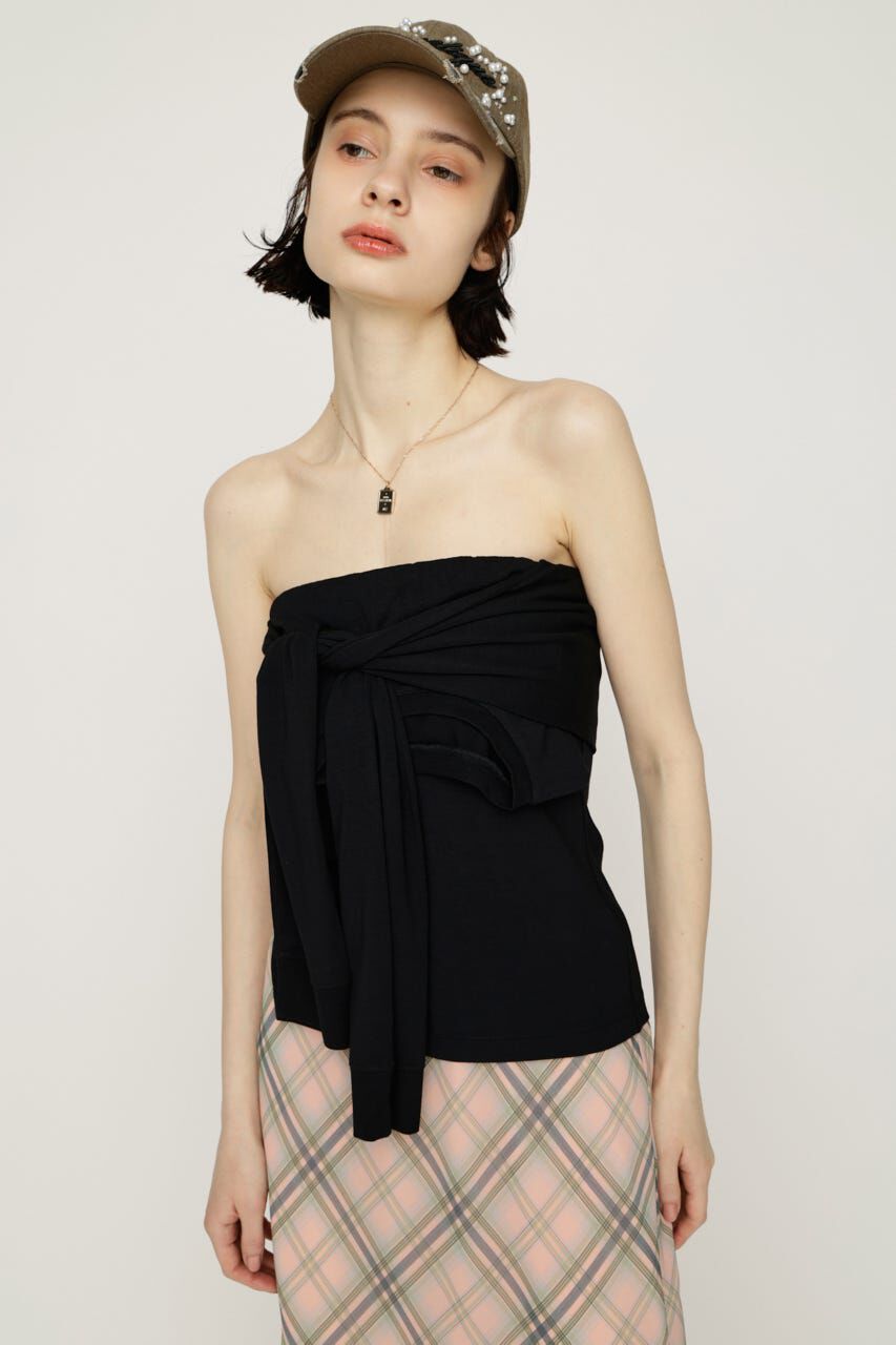SLY「MANY WAY TUBE トップス」|チューブトップ|