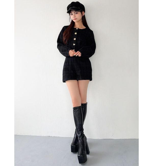 RESEXXY「チェックハイウエストショートパンツ」|その他|