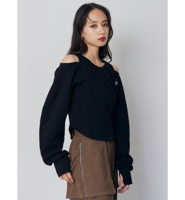 MURUA「タンクレイヤードスウェットトップス」|Tシャツ・カットソー|